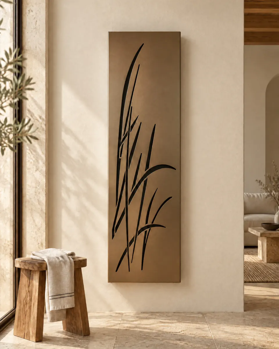 Formentera Leaves in bronzo satinato