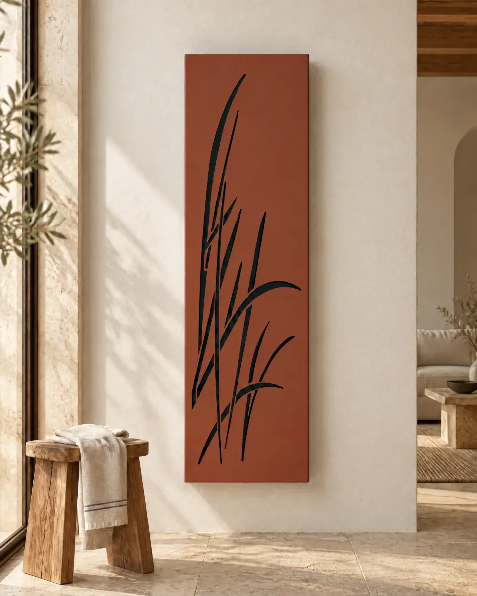 Formentera Leaves in terracotta